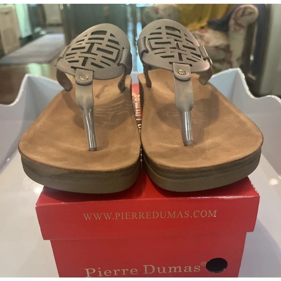 New Pierre Dumas Women's Nude Sandals Lana 1  Model  21419 Size 8 NIB - Picture 7 of 9